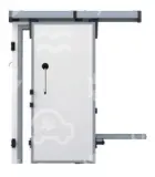 dveře RF mraz. bezprahové, posuvné PUR 100, 1400 x 2500 mm, PRAVÉ